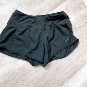 Black workout shorts